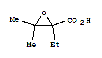 2-Oxiranecarboxylic acid,2-ethyl-3,3-dimethyl- Structure,854848-53-6Structure