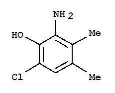 Phenol ,2-amino-6-chloro-3,4-dimethyl- Structure,854858-13-2Structure