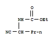 Carbamic acid,1-cyanobutyl-,ethyl ester (4ci) Structure,855185-65-8Structure