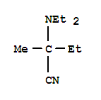 Butyronitrile,-alpha--diethylamino--alpha--methyl-(4ci) Structure,855221-84-0Structure