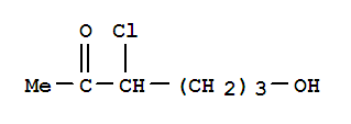 2-Hexanone,3-chloro-6-hydroxy- Structure,855920-87-5Structure