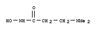 Propanamide, 3-(dimethylamino)-n-hydroxy-(9ci) Structure,85594-19-0Structure