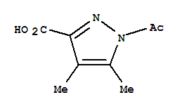 3-Pyrazolecarboxylic acid,1-acetyl-4,5-dimethyl-(3ci) Structure,856063-84-8Structure