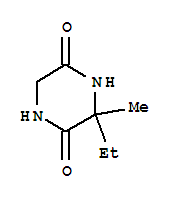 2,5-Piperazinedione,3-ethyl-3-methyl- Structure,856845-83-5Structure