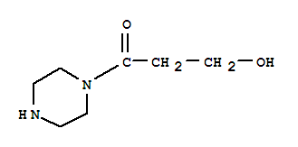 Piperazine,1-(3-hydroxy-1-oxopropyl)-(9ci) Structure,856846-09-8Structure