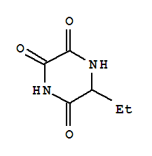 2,3,5-Piperazinetrione,6-ethyl- Structure,856846-28-1Structure