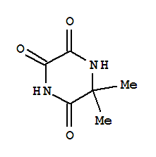 2,3,5-Piperazinetrione,6,6-dimethyl- Structure,856846-30-5Structure