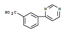 3-(Pyrimidin-4-yl)benzoic acid Structure,856905-14-1Structure