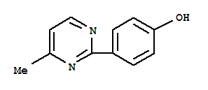 Phenol ,4-(4-methyl-2-pyrimidinyl)-(9ci) Structure,856906-00-8Structure