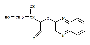 Furo[2,3-b]quinoxalin-3(2h)-one,2-(1,2-dihydroxyethyl)- Structure,856942-80-8Structure