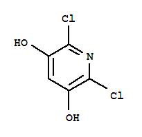 3,5-Pyridinediol ,2,6-dichloro- Structure,856954-61-5Structure