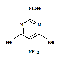 Pyrimidine, 5-amino-4,6-dimethyl-2-methylamino- (5ci) Structure,856973-51-8Structure