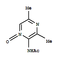 Pyrazine,2-acetamido-3,5-dimethyl-,1-oxide (5ci) Structure,857179-49-8Structure