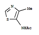 Thiazole, 5-acetamido-4-methyl- (4ci) Structure,857549-42-9Structure