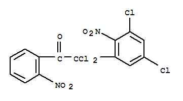 Acetophenone,-alpha-,-alpha--dichloro--alpha--(3,5-dichloro-2-nitrophenyl)-2-nitro-(4ci) Structure,857619-05-7Structure