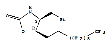 (4S,5r)-(-)-4-benzyl-5-(3,3,4,4,5,5,6,6,7,7,8,8,8-tridecafluorooctyl)-2-oxazolidinone Structure,857637-92-4Structure