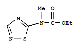 1,2,4-Thiadiazole-5-carbamic acid,n-methyl-,ethyl ester (5ci) Structure,857748-47-1Structure