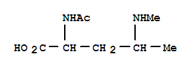 Valeric acid,2-acetamido-4-methylamino-(5ci) Structure,857976-25-1Structure