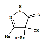 4-Hydroxy-5-methyl-4-propyl-2,4-dihydro-3h-pyrazol-3-one Structure,857987-41-8Structure