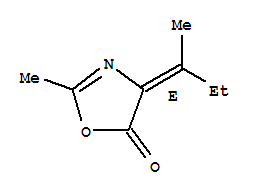 5(4H)-oxazolone,2-methyl-4-(1-methylpropylidene)-,(e)-(9ci) Structure,85813-74-7Structure