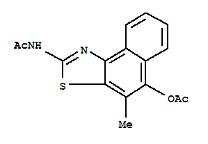 Naphtho[1,2-d]thiazol-5-ol ,2-acetamido-4-methyl-,acetate (5ci) Structure,858189-69-2Structure