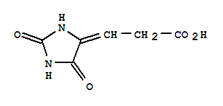 Propanoic acid,3-(2,5-dioxo-4-imidazolidinylidene)- Structure,858222-19-2Structure