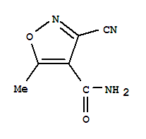 4-Isoxazolecarboxamide,3-cyano-5-methyl- Structure,858489-23-3Structure