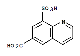 6-Quinolinecarboxylic acid,8-sulfo- Structure,859959-40-3Structure