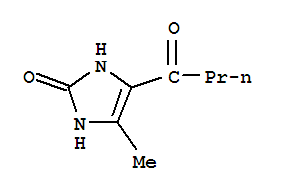 2H-imidazol-2-one,1,3-dihydro-4-methyl-5-(1-oxobutyl)- Structure,860259-26-3Structure