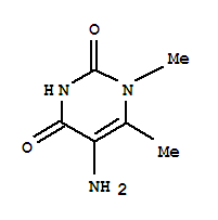 Uracil, 5-amino-1,6-dimethyl- (1ci) Structure,860573-95-1Structure