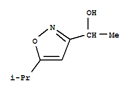 3-Isoxazolemethanol ,-alpha--methyl-5-(1-methylethyl)- Structure,861136-08-5Structure