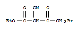 Ethyl 4-bromo-2-cyano-3-oxobutanoate Structure,861524-44-9Structure