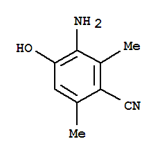 3-Amino-4-hydroxy-2,6-dimethylbenzonitrile Structure,861550-89-2Structure