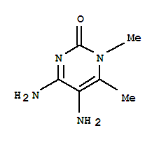 4,5-Diamino-1,6-dimethyl-2(1h)-pyrimidinone Structure,861573-80-0Structure