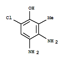 O-cresol, 3,4-diamino-6-chloro-(2ci) Structure,861619-78-5Structure