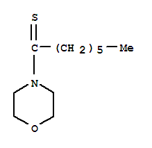 Morpholine, 4-(1-thioxoheptyl)-(9ci) Structure,86239-62-5Structure