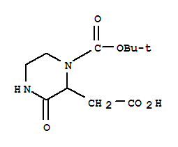 (R,s)-4-boc-3-carboxymethyl-piperazin-2-one Structure,863307-54-4Structure