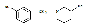 3-[(3-Methyl-1-piperidinyl)methyl]benzonitrile Structure,864685-02-9Structure