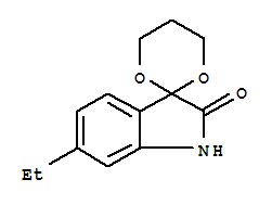 6’-Ethyl-spiro[1,3-dioxane-2,3’-indolin]-2’-one Structure,864685-12-1Structure