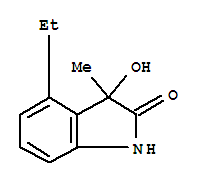 3-Methyl-4-ethyl-3-hydroxy-1,3-dihydro-indol-2-one Structure,864685-14-3Structure