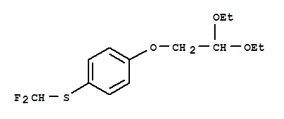 (4-(2,2-Diethoxyethoxy)phenyl)(difluoromethyl)sulfane Structure,864685-33-6Structure