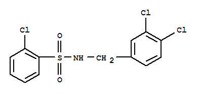 2-Chloro-n-(3,4-dichloro-benzyl)-benzenesulfonamide Structure,864685-51-8Structure