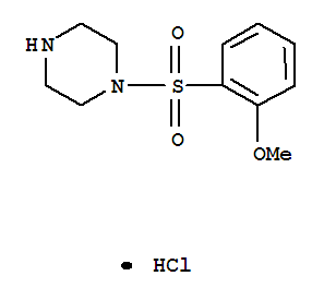 4-(2-Methoxy-benzenesulfonyl)-piperazine hydrochloride Structure,864759-55-7Structure