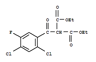 2-(2,4-Dichloro-5-fluoro-benzoyl)-malonic acid diethyl ester Structure,86483-50-3Structure