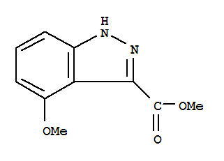 Methyl 4-methoxy-1h-indazole-3-carboxylate Structure,865887-07-6Structure