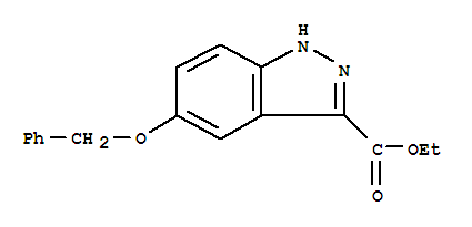 5-(Phenylmethoxy)-1h-indazole-3-carboxylic acid ethyl ester Structure,865887-17-8Structure