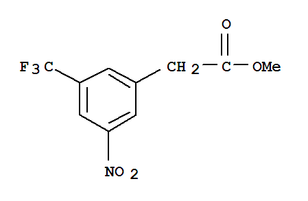 Benzeneacetic acid, 3-nitro-5-(trifluoromethyl)-, methyl ester Structure,866787-54-4Structure