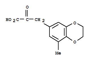 3-(8-Methyl-2,3-dihydro-1,4-benzodioxin-6-yl)-2-oxopropanoic acid Structure,868707-86-2Structure