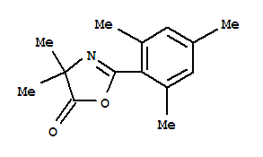 5(4H)-oxazolone, 4,4-dimethyl-2-(2,4,6-trimethylphenyl)- Structure,86951-77-1Structure