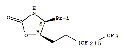 (4S,5r)-(-)-4-i-propyl-5-(3,3,4,4,5,5,6,6,7,7,8,8,8-tridecafluorooctyl)-2-oxazolidinone,99% Structure,871210-22-9Structure